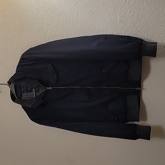 Gant The Wicker Bomber Jacket - Navy - Medium - Picture 4 of 16